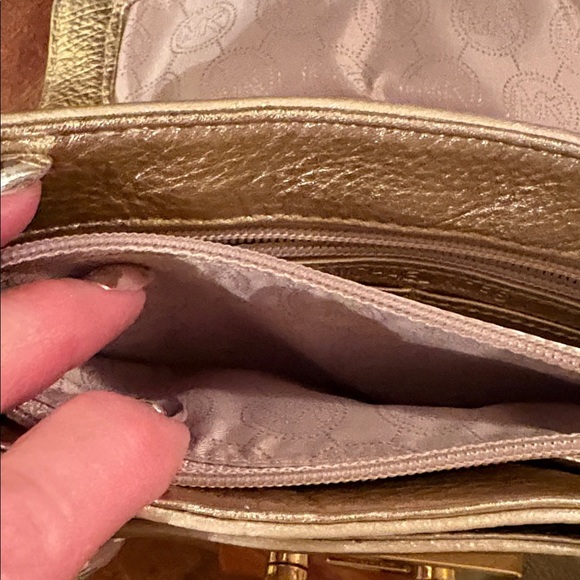 Michael Kors Metallic Gold Mini Bag - Picture 12 of 16